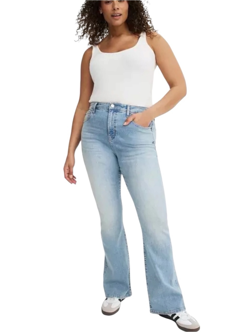 Torrid High Rise Slim Boot Vintage Stretch Light Blue Wash Sz 22 Tall NWT